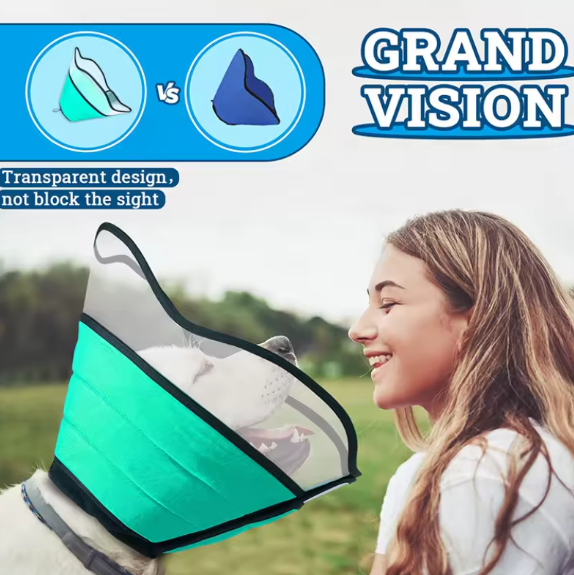 Large dog cone collar