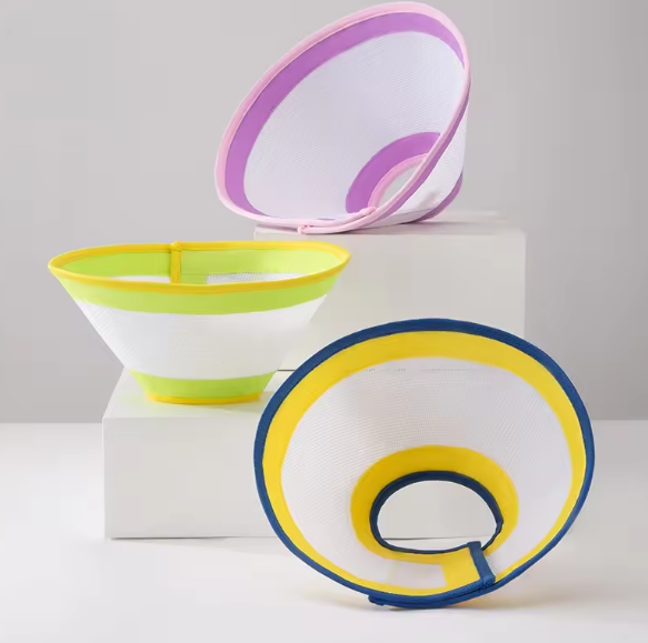 Plastic elizabethan dog collar